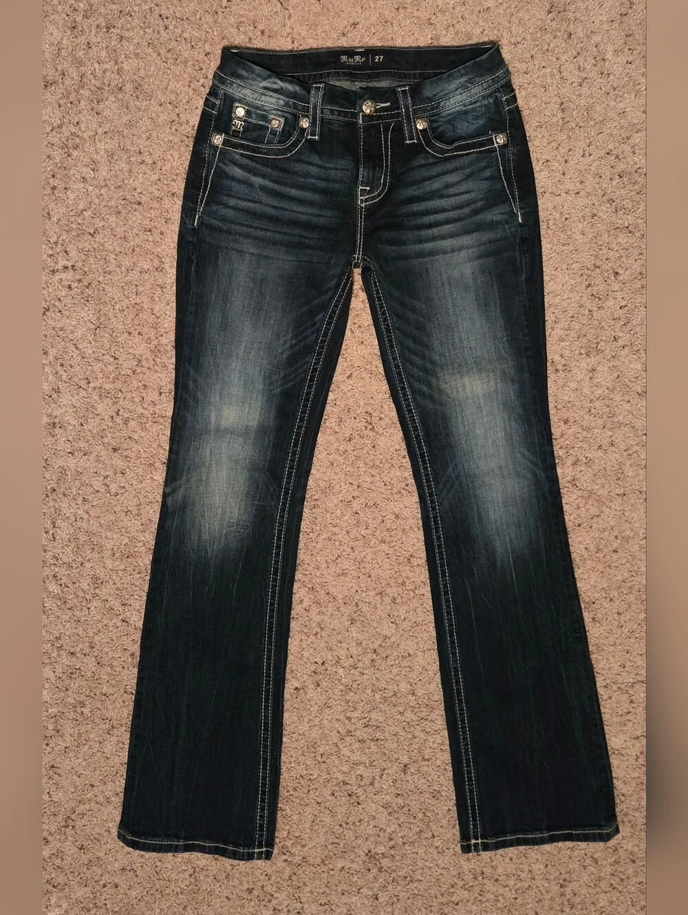 Miss Me Lowrise Bootcut Jeans Women's Size 27 NWOT - Picture 4 of 11